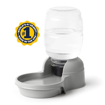 Aspen Pet Lebistro Cat and Dog Water Dispenser, Made in USA - color: Gray, size: Extra -Small
