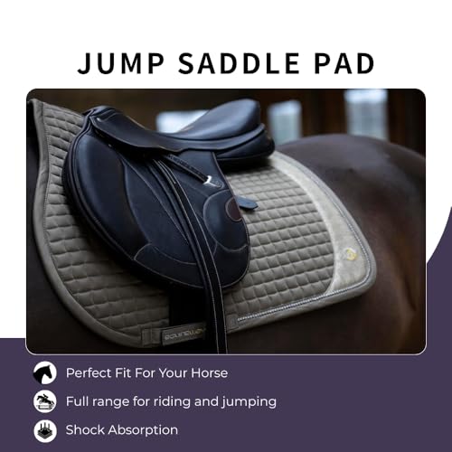 EQUINEWAVE GP Saddle Pad – Satin-Finish Quilted Design - color: Olive Green
