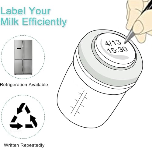 COMI Wide Neck Glass Breastmilk Collection n Storage Bottle, 6oz with Screw Ring Sealing Disk; Re-markable Sealing Disc. BPA Free, Fits Breast Pumps & Nipples (Pink Lids) - style: 180ml 6PINK