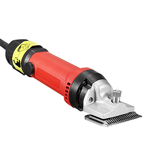 350W Electric Horse Hair Shearing Grooming Machine Animal Fur Shears Clippers Wool Cutter Professional Sheep Clipper for Goats Sheep Dog Cattle Farm Livestock Pet and Heavy Duty Animals Hair Grooming - color: 350w 6 Gear