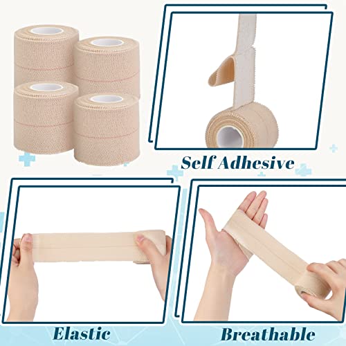 Elastic Tape Bandage Self Adhesive Wrap, 2 Inch x 5 Yard