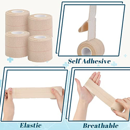 Elastic Tape Bandage Self Adhesive Wrap, 2 Inch x 5 Yard