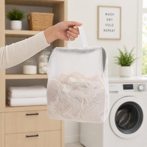 Mesh Laundry Bags 3-Pack for Delicates, Large/Medium/Small