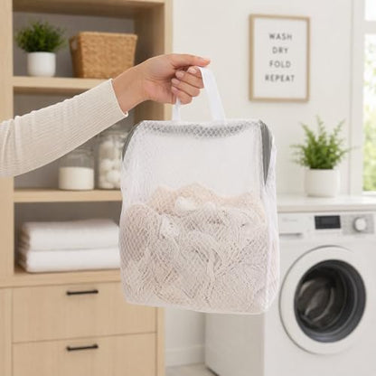 Mesh Laundry Bags 3-Pack for Delicates, Large/Medium/Small