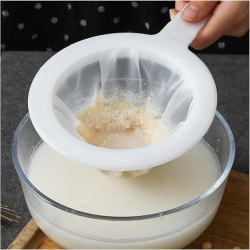 Kitchen Ultra-Fine Nylon Mesh Strainer 10 Inch (100mesh+200mesh+400mesh) - size: 100mesh + 200mesh + 400mesh
