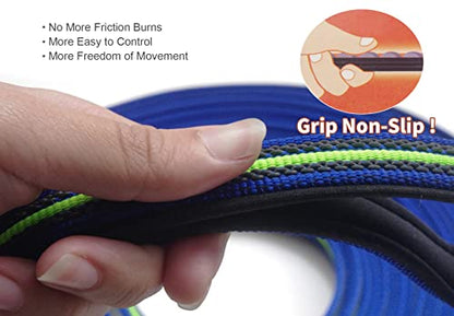 Long Dog Training Leash Dog Lead with Special Non-Slip Design and Padded Handle, 10/15/33/50 ft, for Any Size of Dogs - size: 50ft