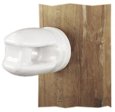 Dare 2b 2799 Electric Fence Insulator, Line & Corner, Porcelain, Heavy-Duty - Quantity 25