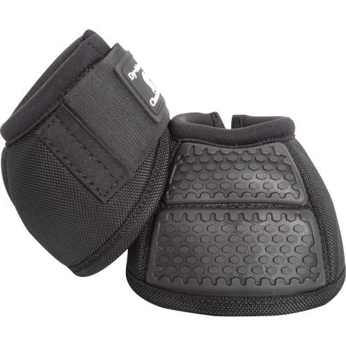 Classic Equine Flexion No Turn Bell Boots - color: Black