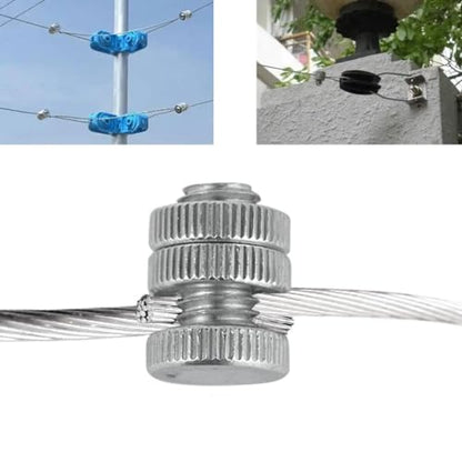 30 Pieces Aluminium Alloy Split Bolt Joint Clamp Electric Fence Wire Connector for 12-17 Gauge Multiple Electric Fence