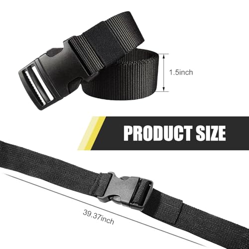 WZP 2PCS Car Battery Tie Down Straps, 39 Inch Battery Box Strap with Adjustable Buckle, Universal Batterys Hold Down for Cars Trucks SUVs Boats Luggage Belt