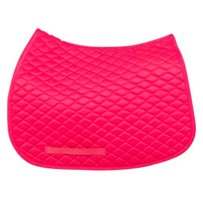 TuffRider Basic All Purpose Horse Riding Saddle Pad - color: Hot Pink