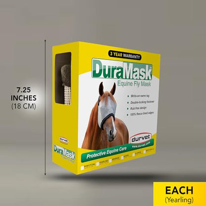 Durvet DuraMask Equine Fly Mask, Yearling