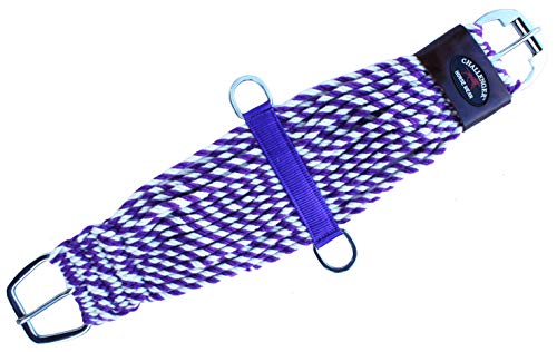 Horse 30" Western 27 Strand Double Weave Two-Tone Mohair Roper Cinch 97RT13-30