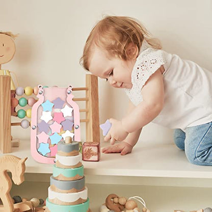 Qunclay Potty Training Jar with Stars for Toddlers,Vivid Style - style: Vivid Style