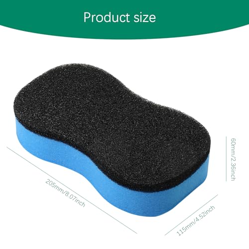 Horse Groomer Shower Sponge Grooming Tool for Cleaning and Massage,Reusable Versatility Brush Scrubber for Body Hair,1 Pack