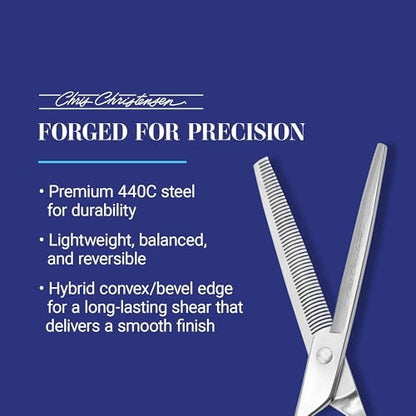 Chris Christensen Classic Series Grooming Shears, 7 in Thinner Shear, Groom Like a Professional, Any Skill Level, Made From 440C Japanese Steel - size: 7 inch Thinner