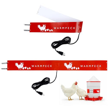 Remerry 2 Pcs Thermostatic Bucket Belt Chicken Water Heater for Winter