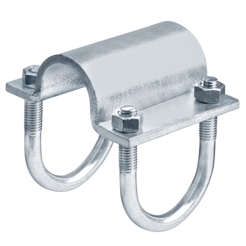 2 Pack 1-7/8" to 2-3/8" U-Bolt Cross Clamp for Corral Panel