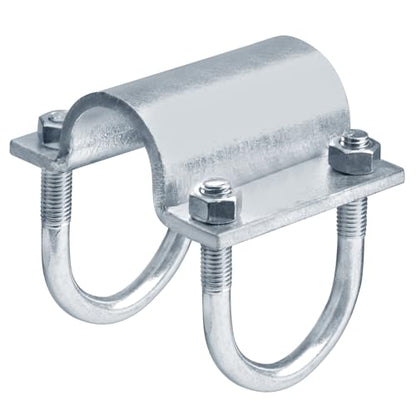 2 Pack 1-7/8" to 2-3/8" U-Bolt Cross Clamp for Corral Panel