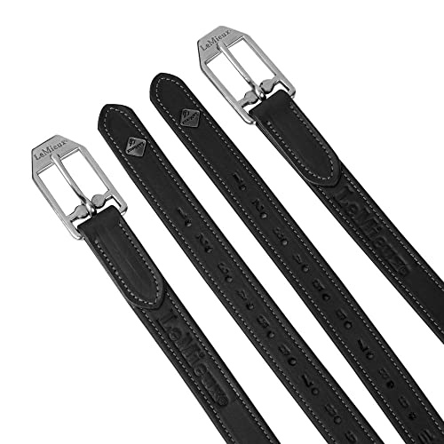LeMieux Vector Stirrup Leather - color: Black, size: 57"