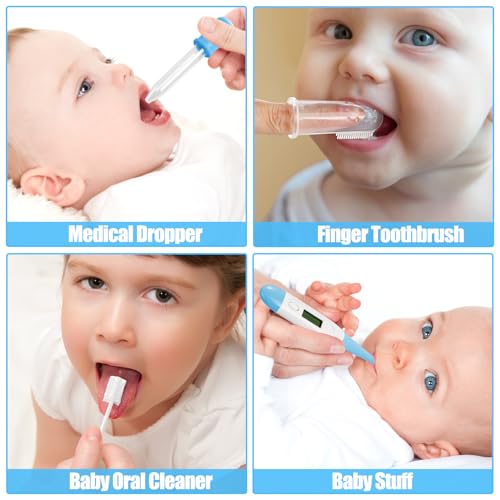 Baby Healthcare and Grooming Kit for Newborn Kids, 31PCS Upgraded Safety Baby Care Kit, Newborn Nursery Health Care Set, Baby Electric Nail Filer Kit, Infant Baby Care Products - style: BLUE-31