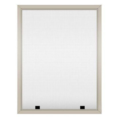 Assembled Custom Size Window Screens (Tan) - color: Tan