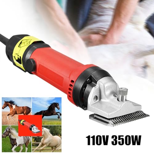 Electric Professional Sheep Shears,High Power Wool Pher,110V,750W,Professional Heavy Duty Shearing Clipper,Animal Shave Grooming, for Shaving Fur Wool in Sheep, Goat,Cattle,Farm Livestock Pet…