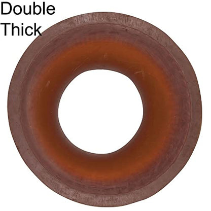 Dura-Tech Pull-On Double Thick Bell Boots for Horses | Extra Heavy-Duty Gum Rubber | 3/8" Thickness for Shock Absorption | Durable Overreach Protection - size: XX-Large