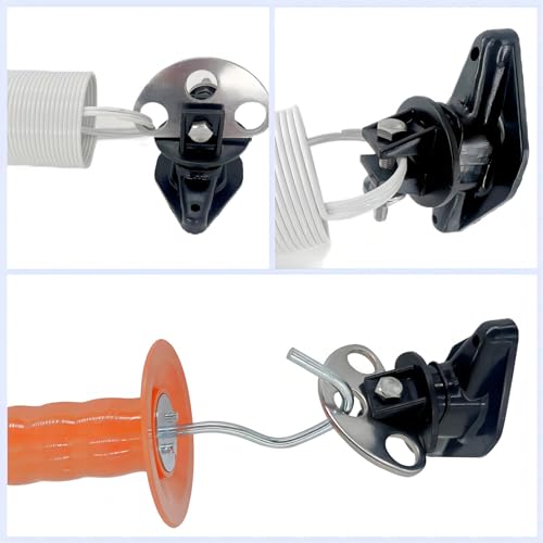 24ft Electric Fence Gate Handle Kit with Spring & 3-Way Anchor
