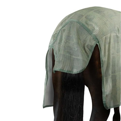 Horze Defense Combo Neck Fly Sheet - New Extremes Dot - 81 in - color: New Extremes Dot, size: 81 in