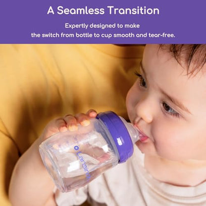 CHUBBIEE Sippy Spouts Compatible with Lansinoh Baby Bottles, 4-Pack - color: Sippy Spout