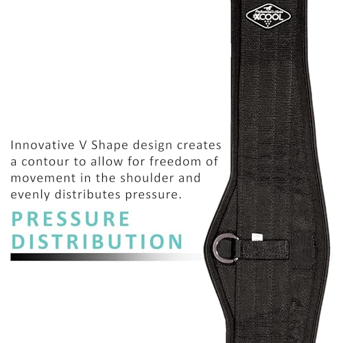 Professional's Choice 2XCool Contoured Fit English Horse Girth - color: Black, size: 48"