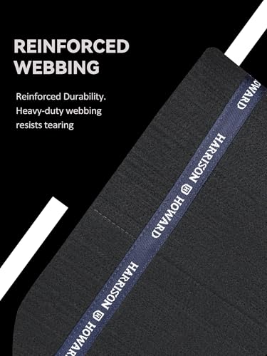 Harrison Howard Western Saddle Pad Liner 5mm/7mm Thin Wool Felt Under Saddle Pad, Shock Absorbing Sweat Barrier, Non Slip - color: Black, size: 32"Lx32"W-7mm Thick