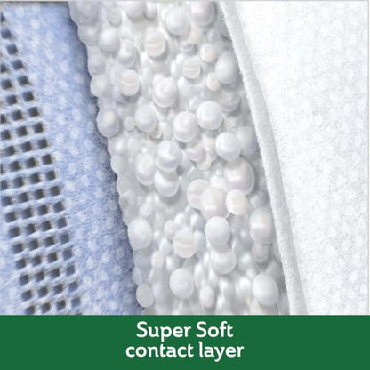 Curad Super Absorbent Wound Pad, Small, 3" x 3", 10 Count | Super Fast Absorption, Wicking Action Locks Fluid, Ultra-Soft Contact Layer, Ideal for Surgical Incisions - size: 3" X 3", style: 10 Count