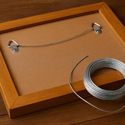 National Hardware Galvanized Steel Wire, 14 Gauge, 100 ft | Self-Tying Wire Holds 150 lb for Picture Hanging, Plant Hangers and Repairs; Rust-Resistant Coating - size: 14 Ga x 100'