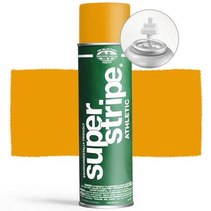 Fox Valley Athletic Field Striping Paint 18 oz Pack of 12, Gold - color: Athletic Gold