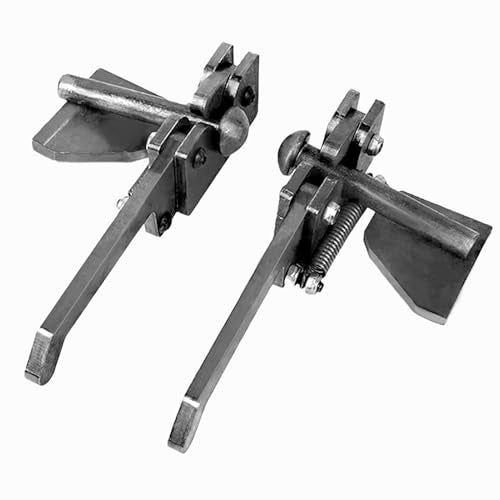 Tailgate Locks Set: 2 Left + 2 Right, Steel Latch Assembly Tailgate Latch Fit Dump Trucks, Tractor Beds, Metal Dump Body Trucks, Large Vehicles, Weld-On Design