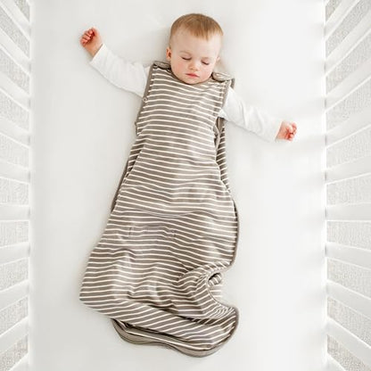 Woolino Toddler Sleeping Bag, 4 Season, Merino Wool and Organic Cotton, Baby Sleep Bag or Sack, 2-4 Years, Earth - color: Earth