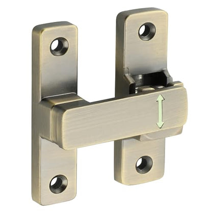 Mooche Sliding Barn Door Lock, 90/180 Degree Flip Door Lock Latch, Cyan - color: Cyan