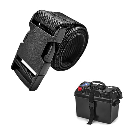 Car Battery Box Strap, Adjustable Auto Battery Hold Down Straps with Quick Release Buckle, 39 Inch Batteries Box Tie Down Strap for Cars Trucks SUVs Boats, Car Accessories - color: 1 PCS