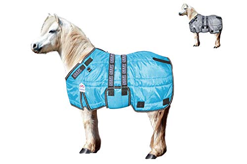Derby Originals Windstorm 420D Medium Weight Mini Horse & Pony Stable Blanket – Closed Front, 200g Insulation, Breathable Triple-Layer Design, 70T Lining, for Indoor Use Only