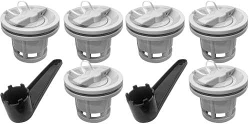 3Pcs Boat Air Valve, Double Seal Inflatable Boat Air Gas Valve Replacement for Inflatable Raft Dinghy Kayak Canoe with Filter Mesh and 8-Groove Spanner - size: One Size (Pack of 2)