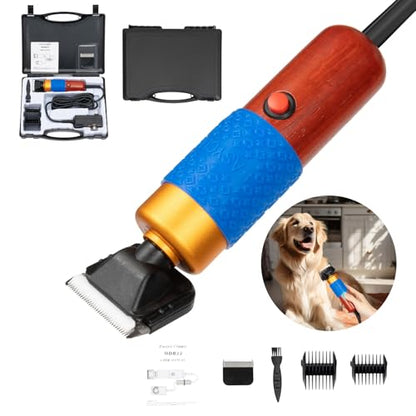 Sheep Clippers 36W,Animal Shearing Machine, Farm Livestock Grooming Kit with Replaceable Blade,2 Guide Comb,Low Noise Horse Trimmer Shaver Kit,Heavy Duty Electric Clippers for Animals
