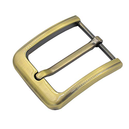 DGOL Leather Craft DIY 2 pcs Bronze Strap Prong Pin Belt Buckle Webbing Buckles 1-1/2 Inch (40 mm)