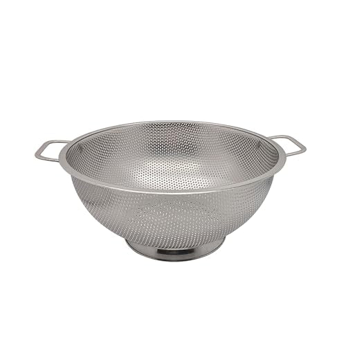 Fox Run Stainless Steel Colander, Large 5 Quart Pasta Strainer With Handles - size: 5 Quart, Standard