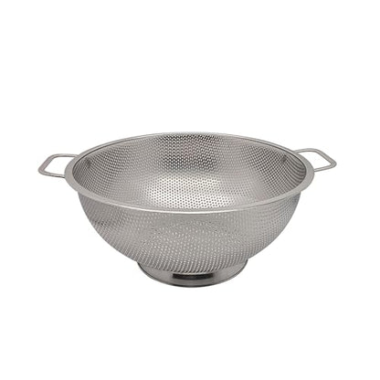 Fox Run Stainless Steel Colander, Large 5 Quart Pasta Strainer With Handles - size: 5 Quart, Standard