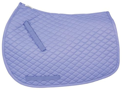 TuffRider Basic All Purpose Horse Riding Saddle Pad - color: Periwinkle Violet