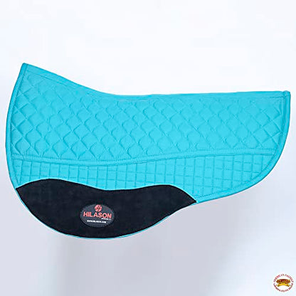 HILASON Western All Purpose Horse English Saddle Pad | All-Purpose - color: Turquoise