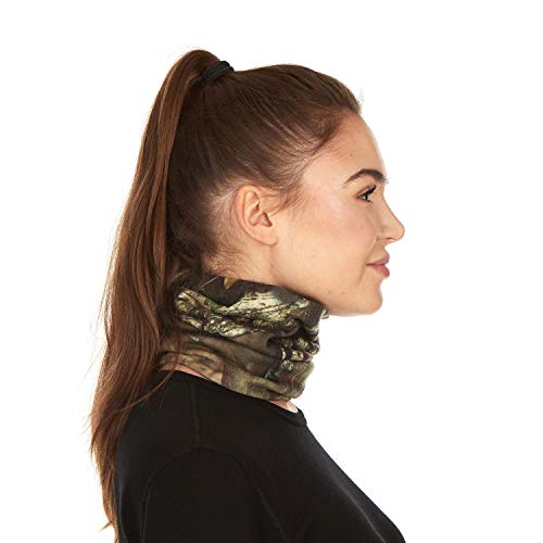 100% Merino Wool - Midweight Neck Gaiter - Skiing Neck Warmer - Winter Face Mask - Multipurpose Headwear - color: Mossy Oak Country Roots