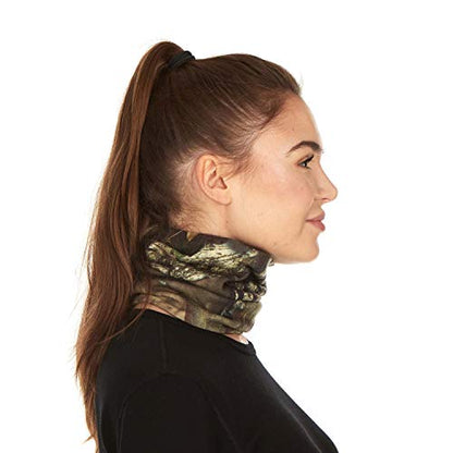 100% Merino Wool - Midweight Neck Gaiter - Skiing Neck Warmer - Winter Face Mask - Multipurpose Headwear - color: Mossy Oak Country Roots